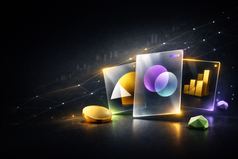 What are NFTs beginner guide cover image showing digital collectibles and blockchain ownership concept